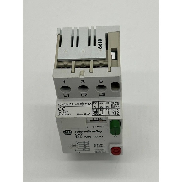 Allen-Bradley 140-MN-1000‎ SER D Motor Starter 140-A10 SER C - Picture 6 of 9